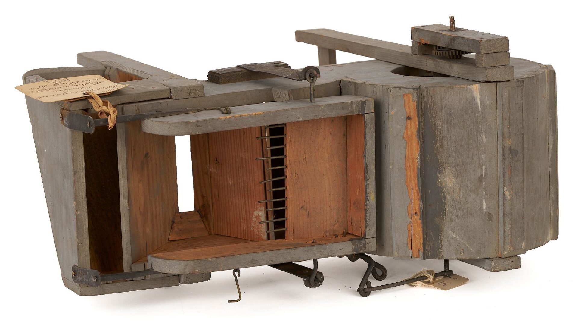 Lot 207: US Patent Model Grain Separator, 1878