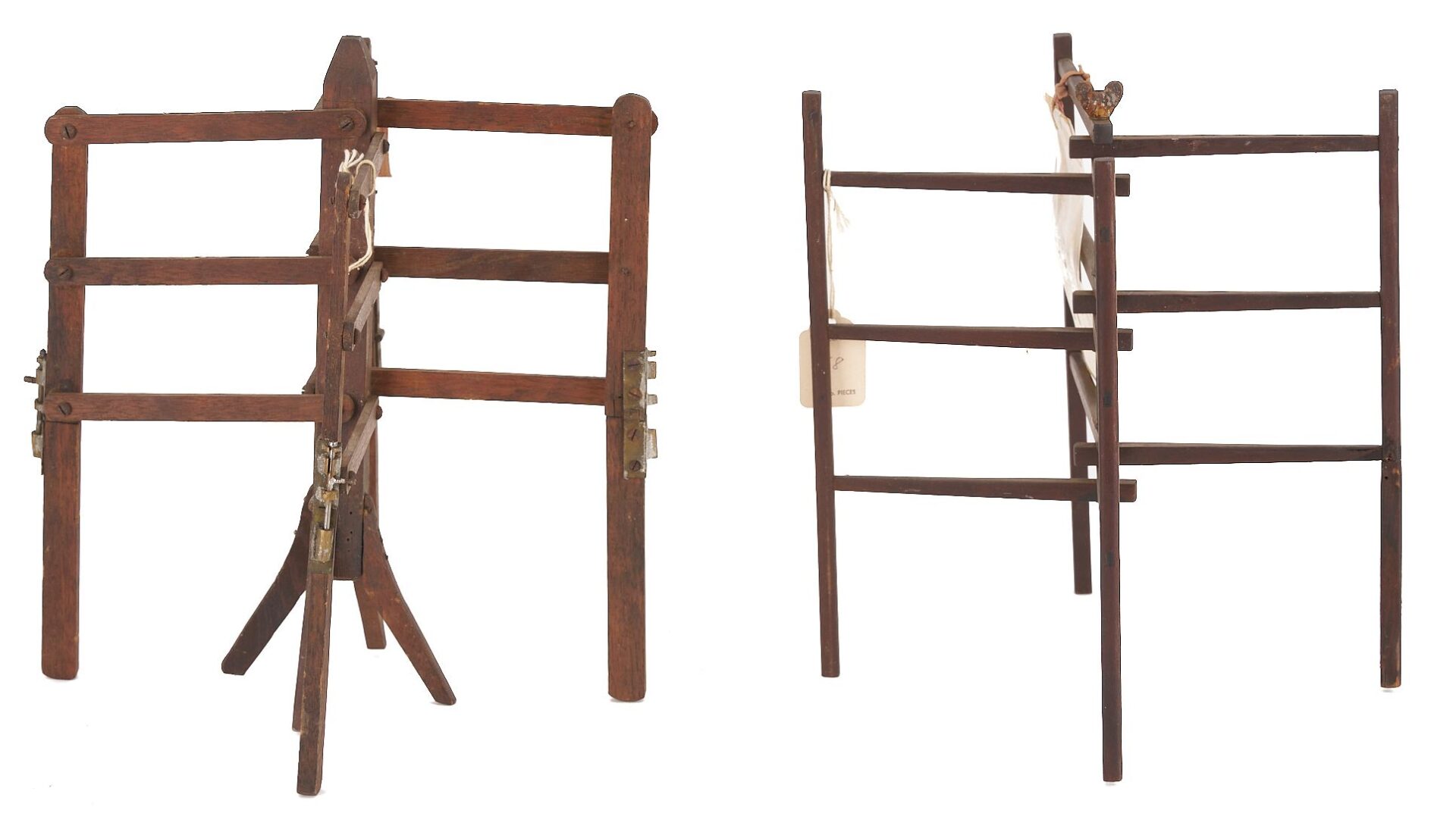 Lot 209: 3 US Patent Models: 1850 Washing Machine plus 2 Clothes Dryers