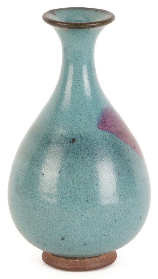 Lot 20: Chinese Blue Glazed Jun Ware Vase