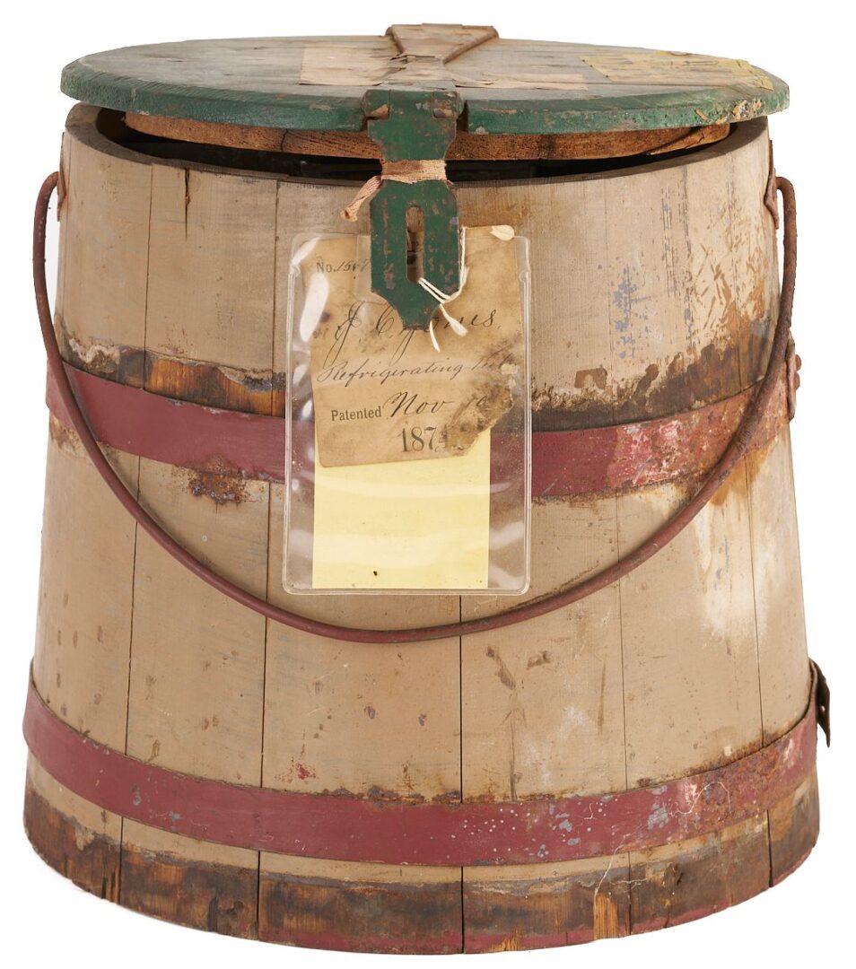Lot 210: 2 US Patent Models 1874: Oyster Cooler and Heater