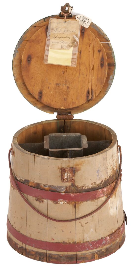 Lot 210: 2 US Patent Models 1874: Oyster Cooler and Heater