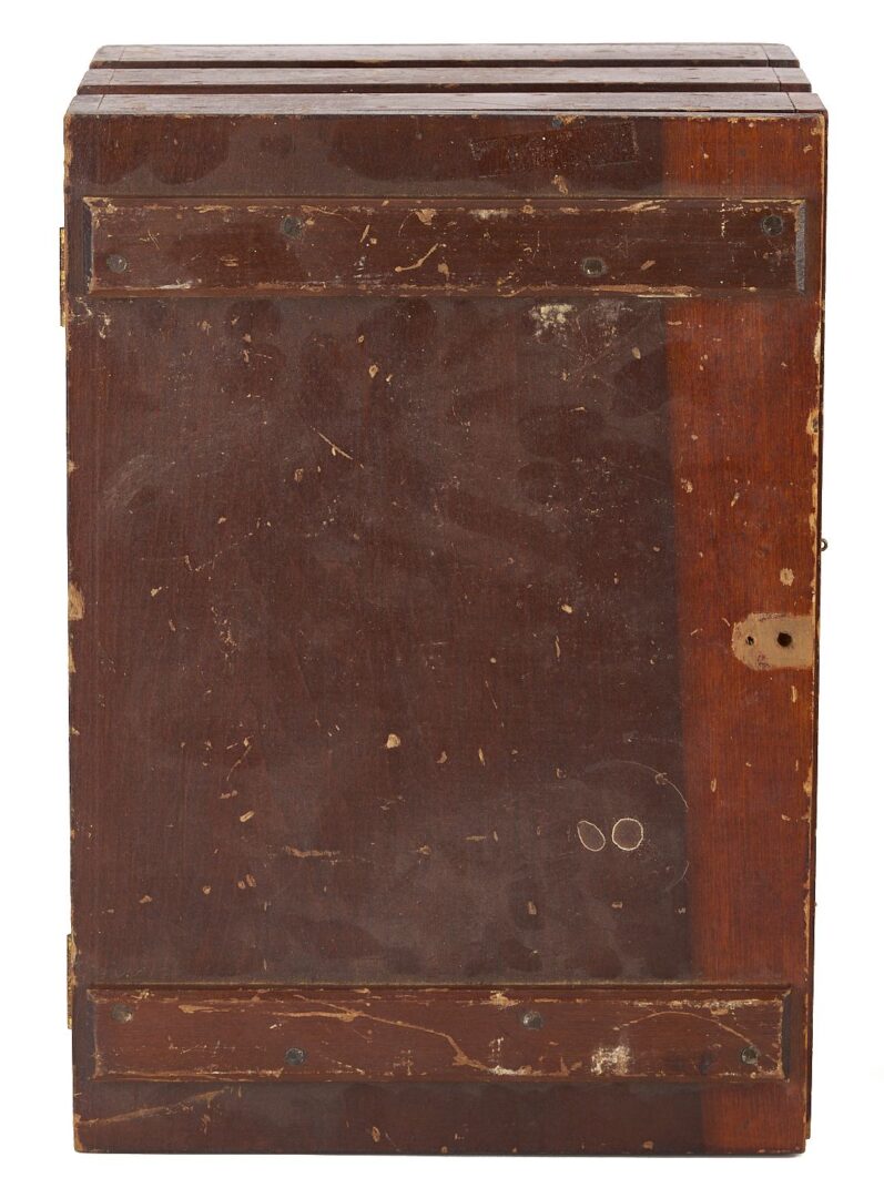 Lot 211: 2 US Patent Models: 1868 Egg Carrier, plus 1882 Label Receptacle