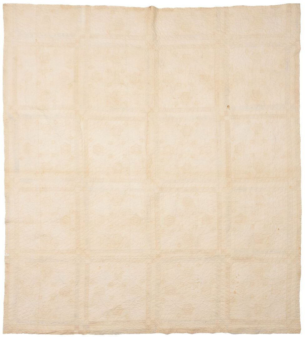 Lot 218: TN Rose Wreath Quilt, Memphis History