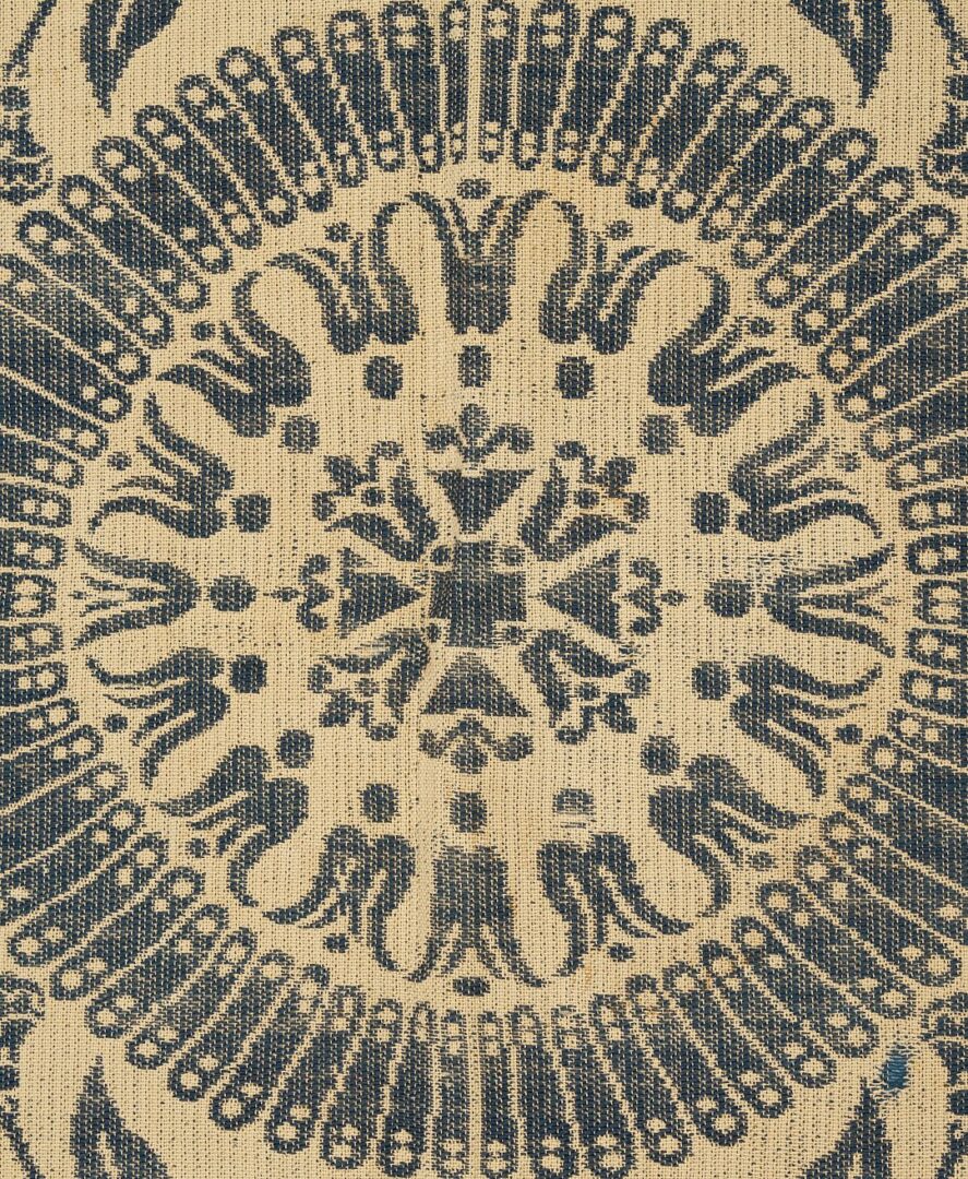 Lot 220: Maryville Woolen Mill, Navy Coverlet