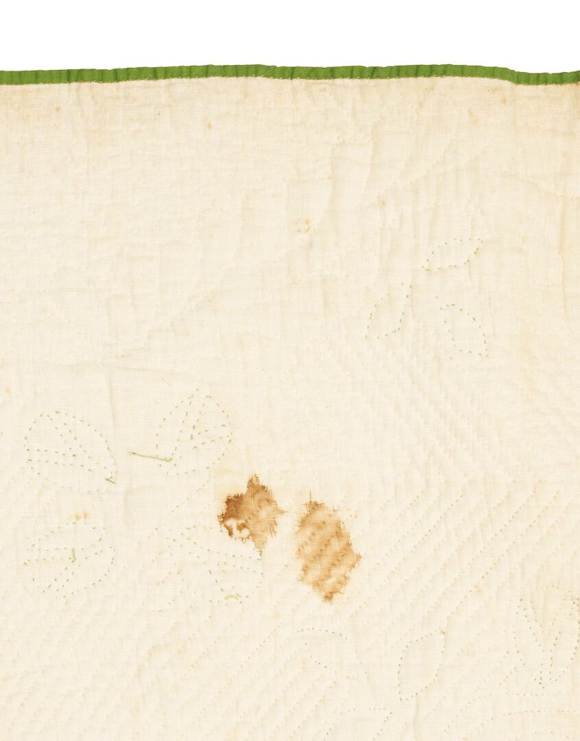 Lot 223: Antique Southern Quilt, Whig Rose c. 1860