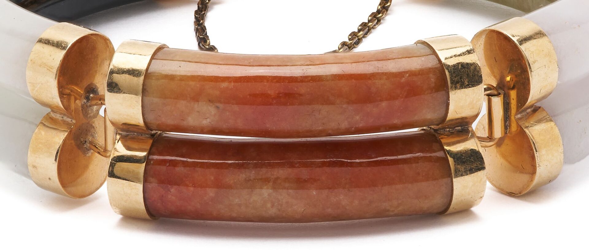 Lot 22: 14K & Gemstone Bracelet