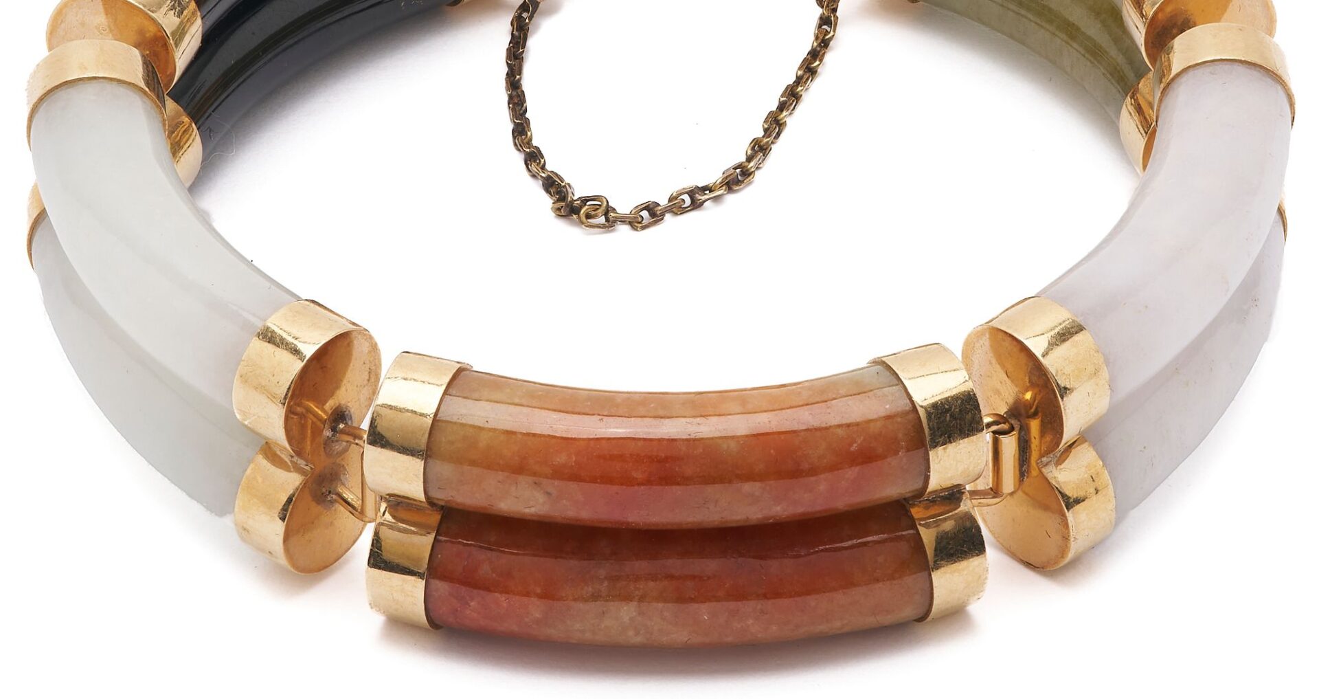 Lot 22: 14K & Gemstone Bracelet