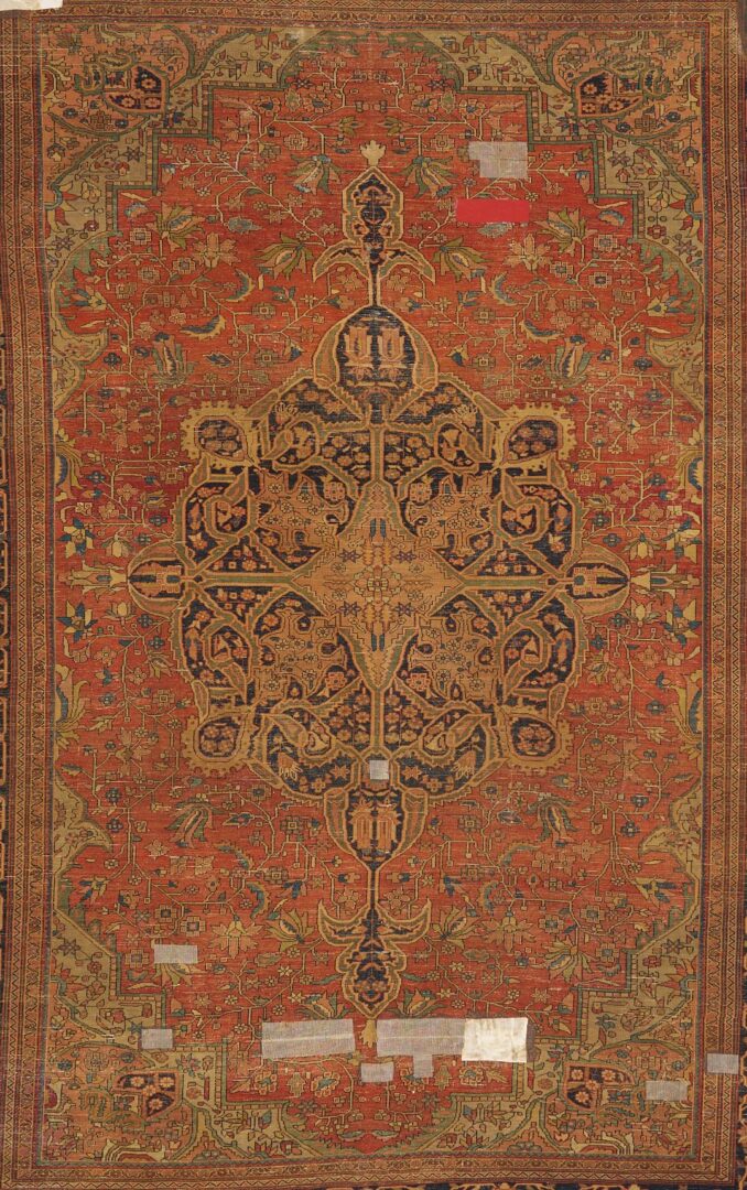 Lot 237: Antique Persian Farahan Sarouk Carpet, 8 ft. x 11 ft.