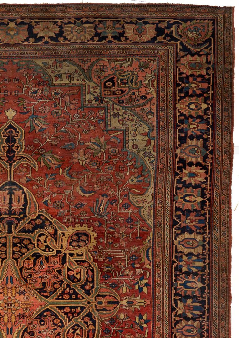 Lot 237: Antique Persian Farahan Sarouk Carpet, 8 ft. x 11 ft.