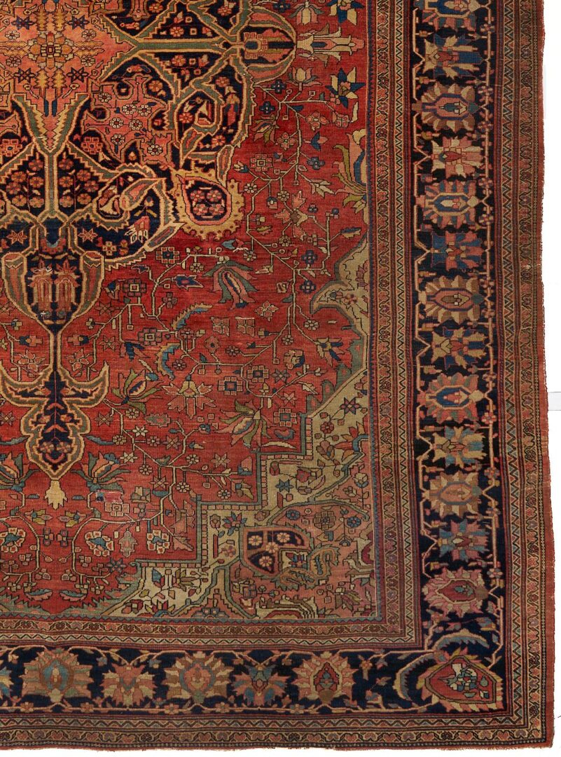 Lot 237: Antique Persian Farahan Sarouk Carpet, 8 ft. x 11 ft.