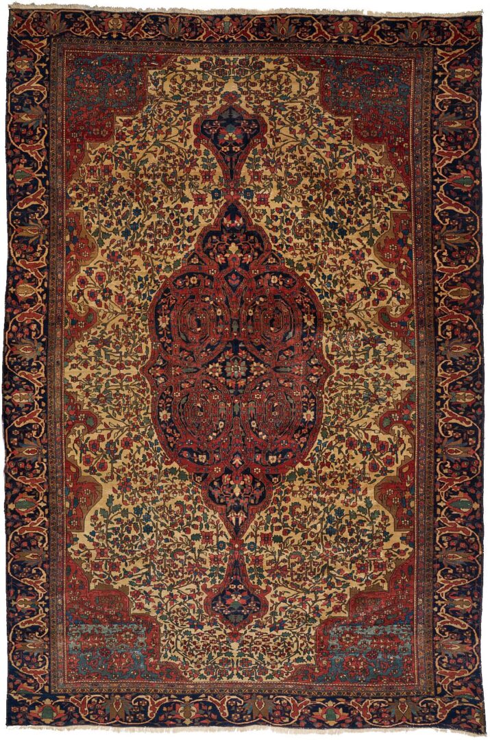 Lot 238: Antique Farahan Sarouk Carpet, 8 ft. x 12 ft.