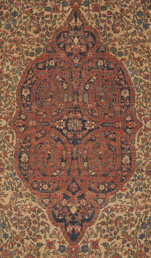 Lot 238: Antique Farahan Sarouk Carpet, 8 ft. x 12 ft.