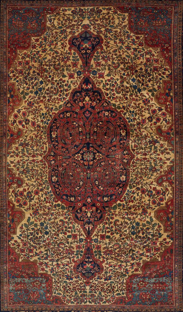 Lot 238: Antique Farahan Sarouk Carpet, 8 ft. x 12 ft.