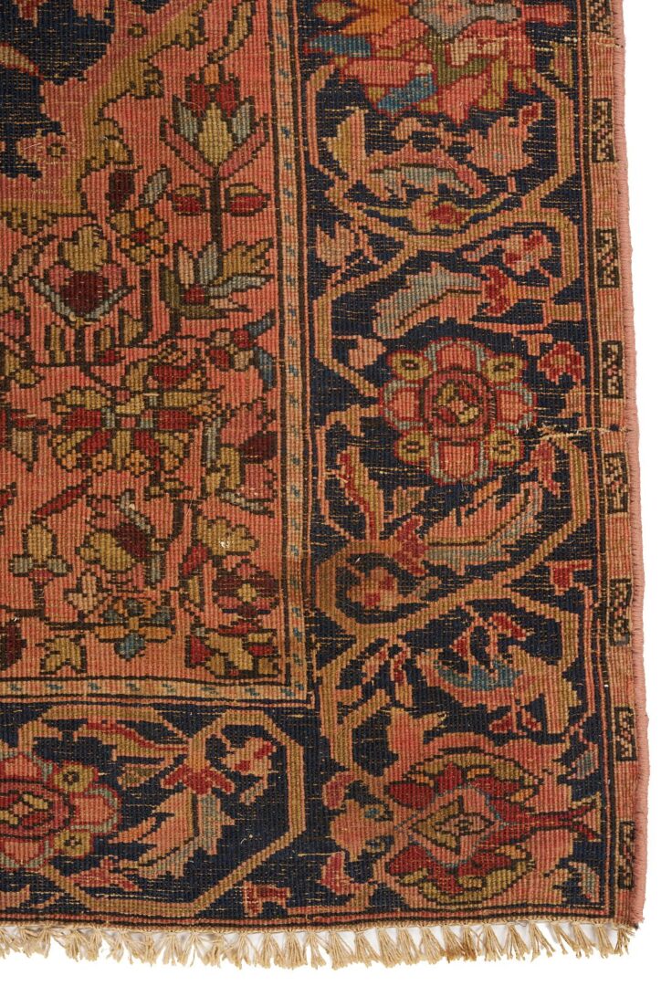 Lot 242: Antique Farahan Sarouk Rug, 5 ft. x 3 ft.