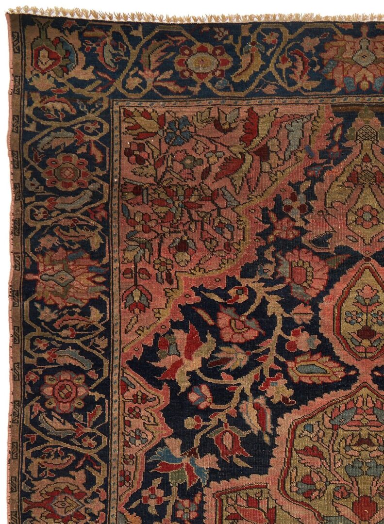 Lot 242: Antique Farahan Sarouk Rug, 5 ft. x 3 ft.