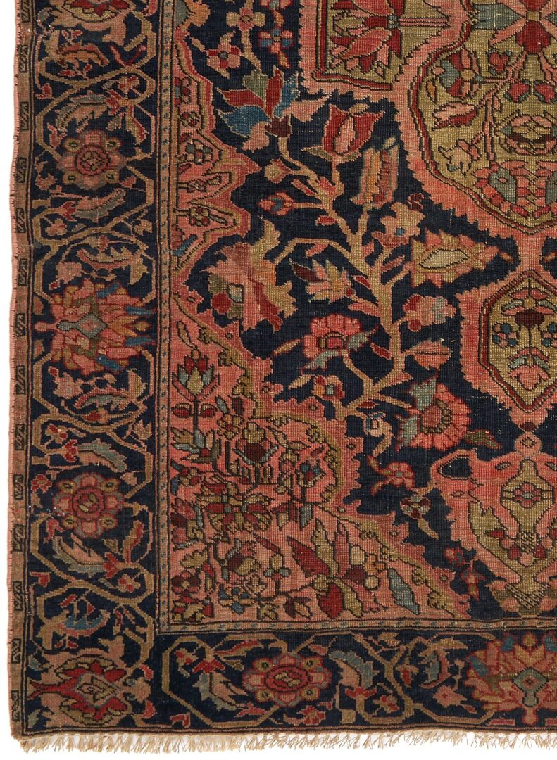 Lot 242: Antique Farahan Sarouk Rug, 5 ft. x 3 ft.
