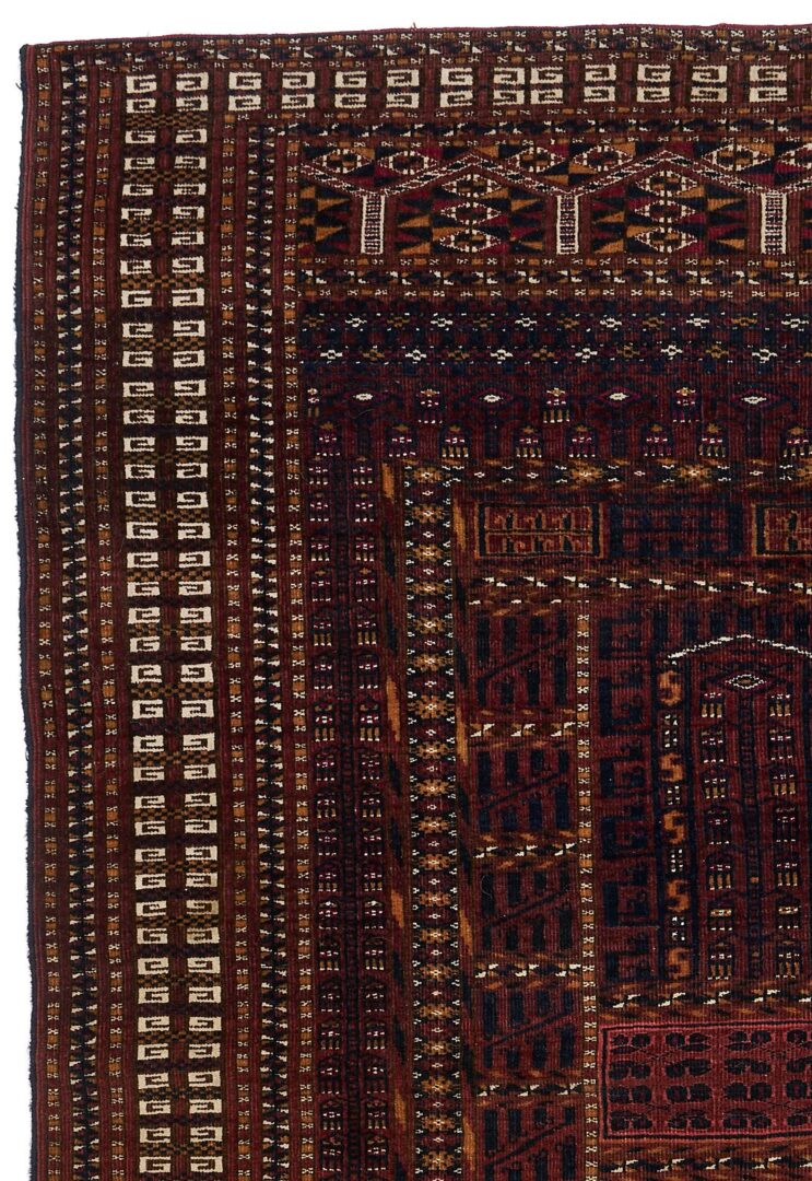 Lot 248: Antique Saryk Turkoman Ensi Prayer Rug
