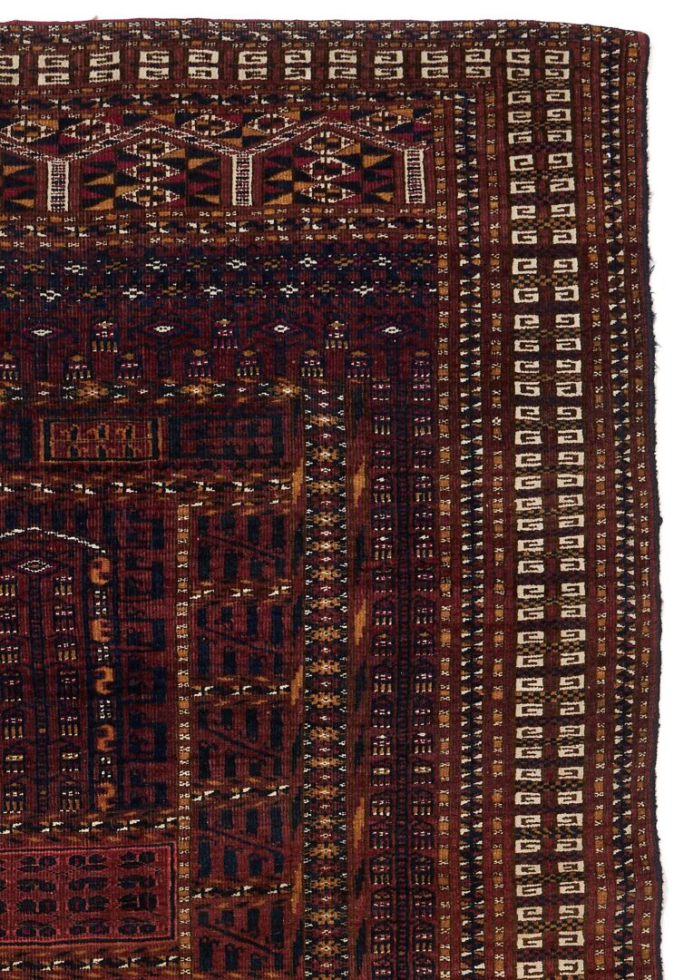 Lot 248: Antique Saryk Turkoman Ensi Prayer Rug