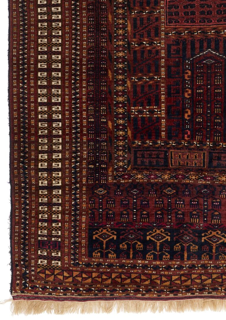 Lot 248: Antique Saryk Turkoman Ensi Prayer Rug