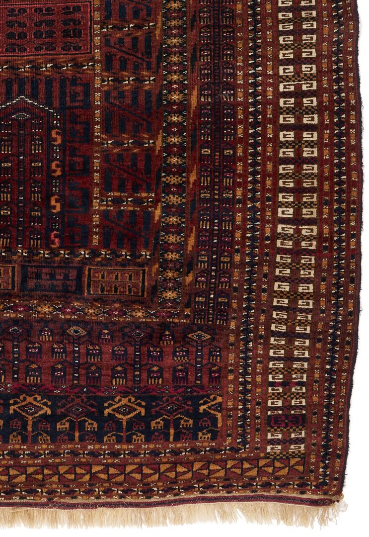 Lot 248: Antique Saryk Turkoman Ensi Prayer Rug