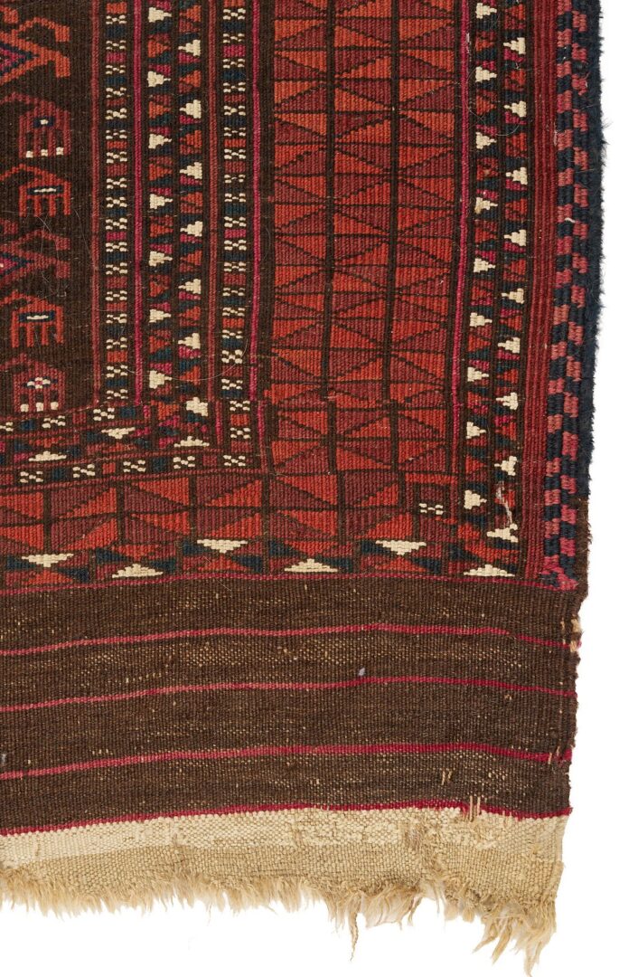 Lot 249: Antique Saryk Turkoman Ensi Prayer Rug