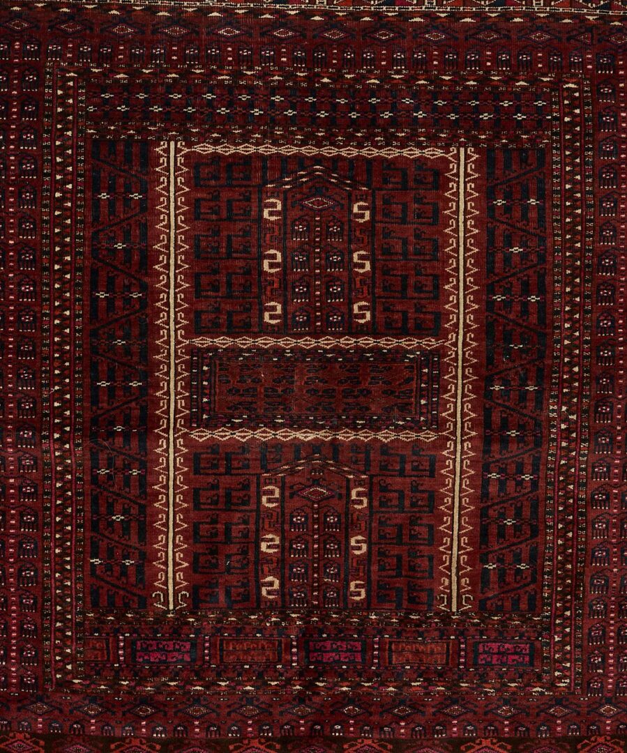 Lot 249: Antique Saryk Turkoman Ensi Prayer Rug