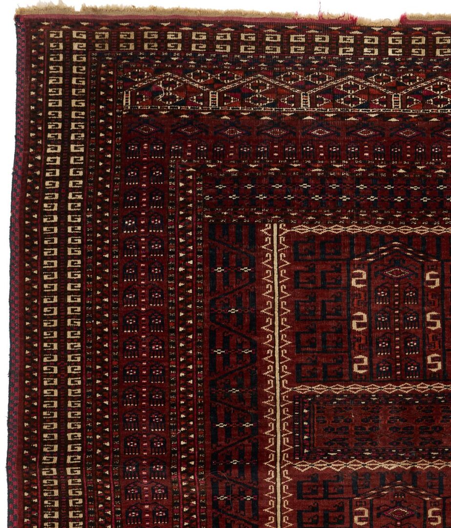 Lot 249: Antique Saryk Turkoman Ensi Prayer Rug