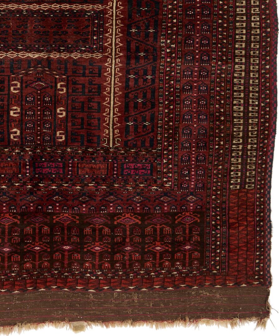 Lot 249: Antique Saryk Turkoman Ensi Prayer Rug