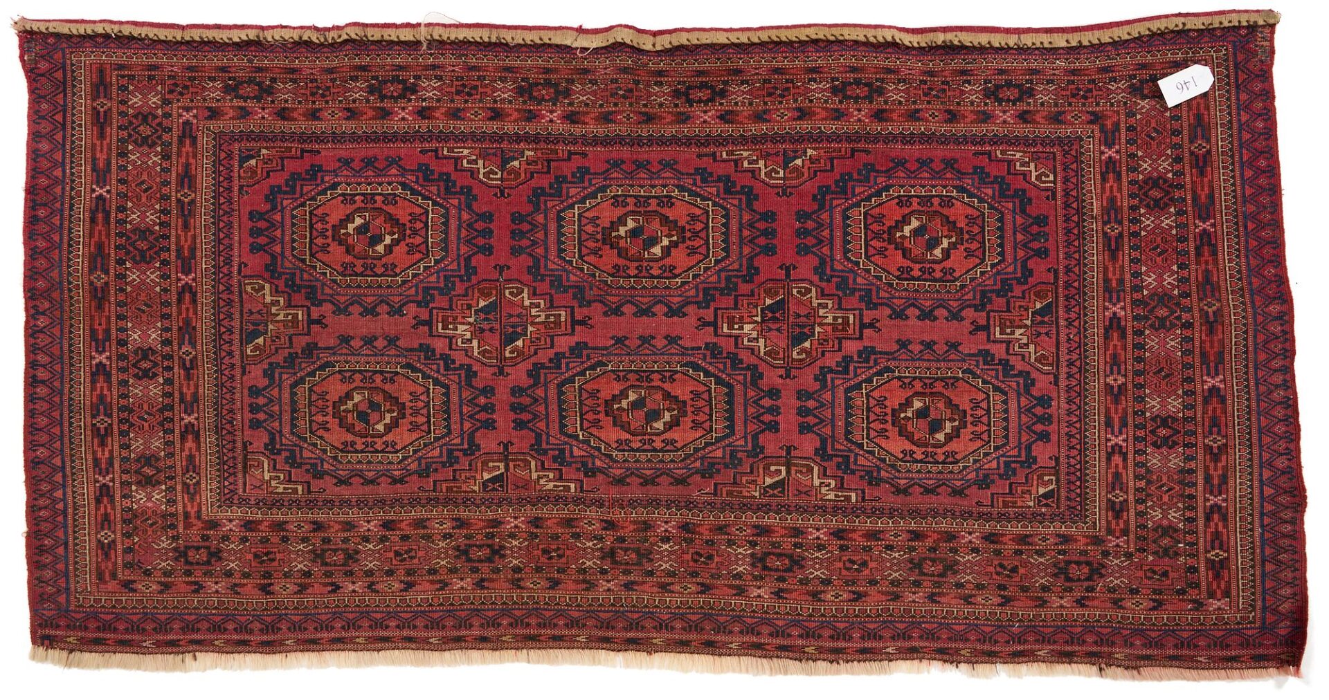 Lot 250: 2 Antique Tekke Turkman Chuvals