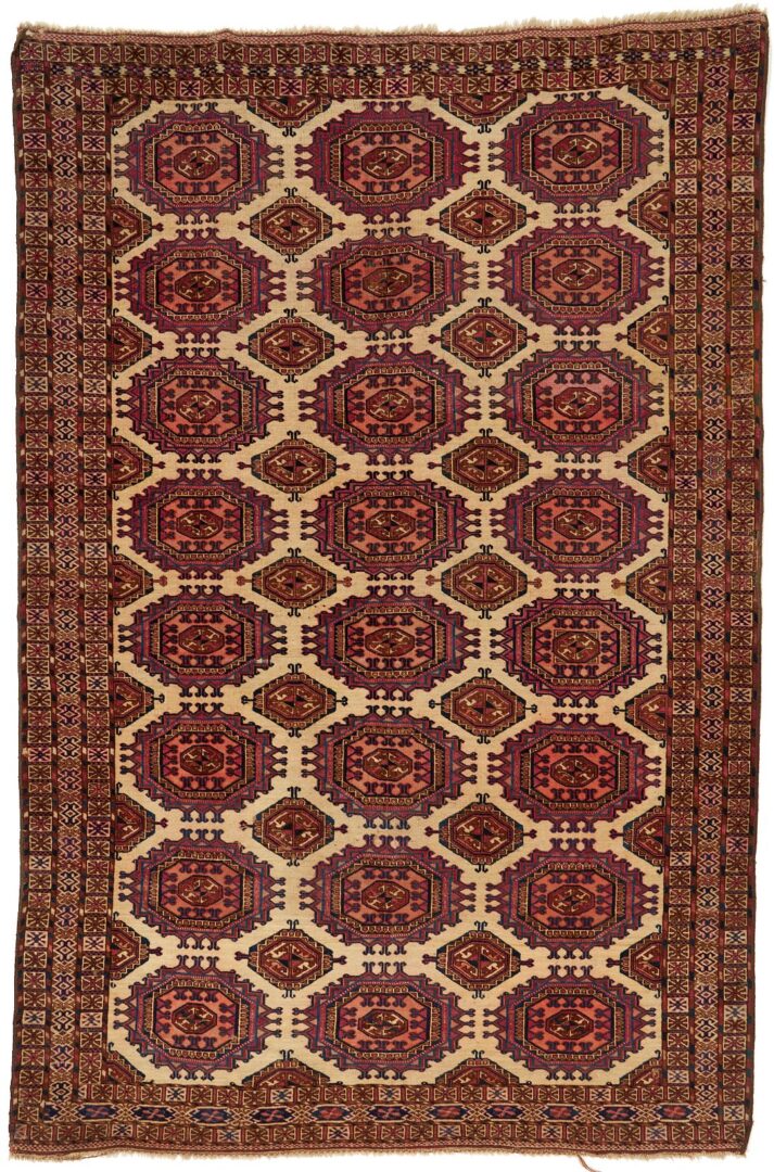 Lot 251: Antique Tekke Turkman Main Carpet