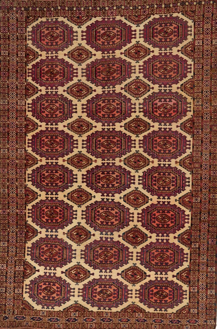 Lot 251: Antique Tekke Turkman Main Carpet