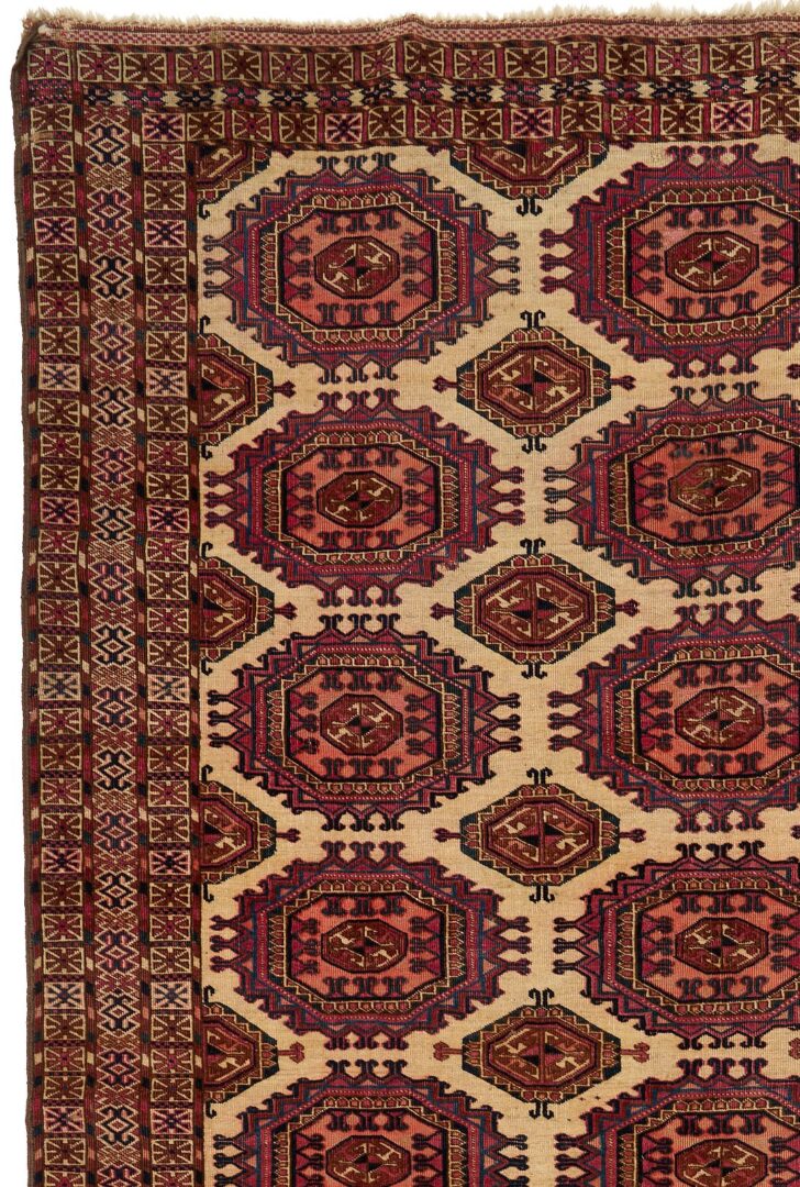 Lot 251: Antique Tekke Turkman Main Carpet