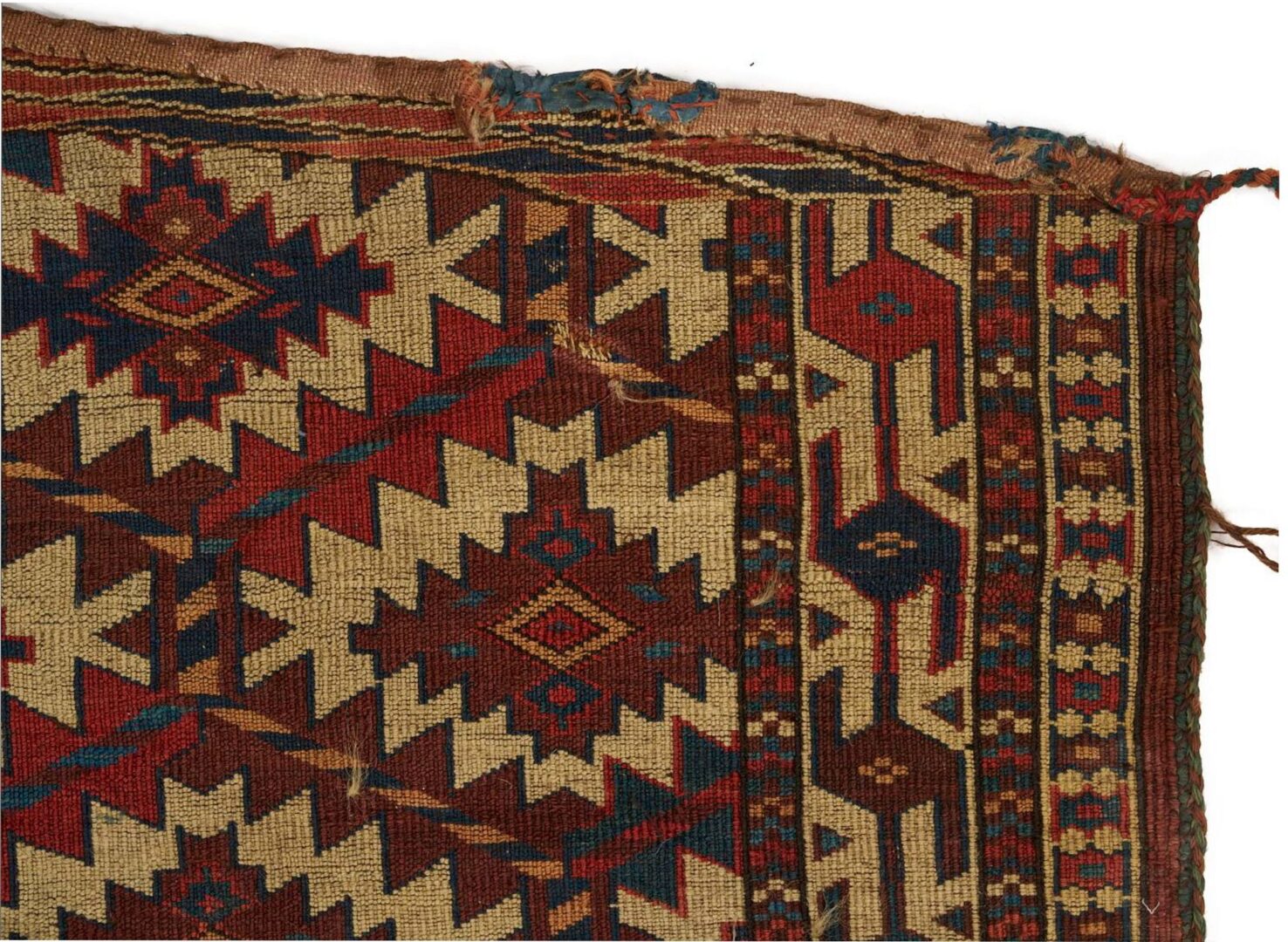 Lot 253: 2 Antique Turkman Yomud Asmalyk Textiles