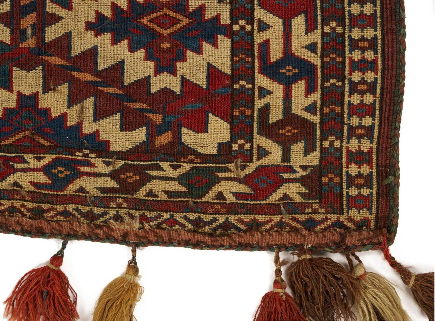Lot 253: 2 Antique Turkman Yomud Asmalyk Textiles