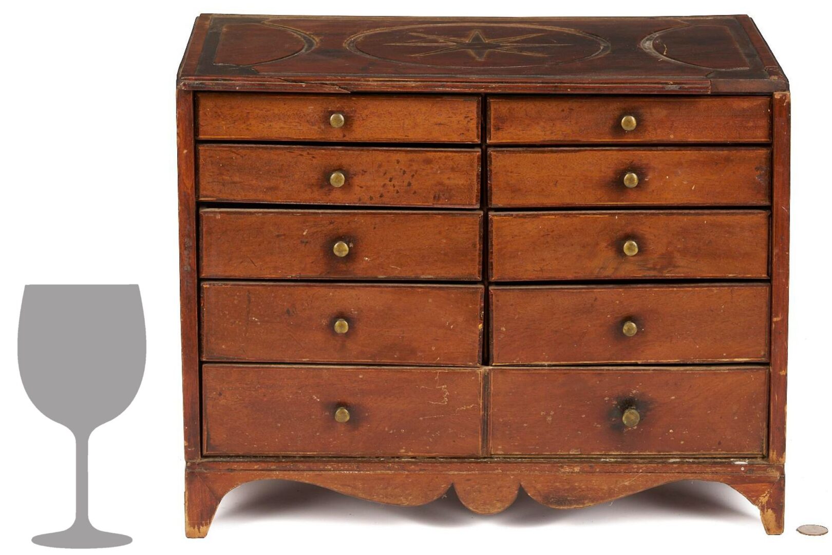 Lot 264: 19th Century Miniature Chest