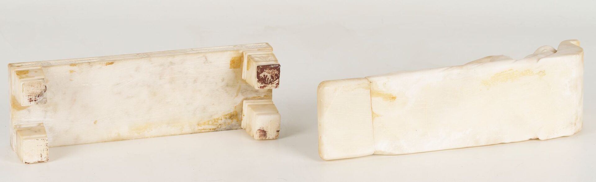 Lot 267: Classical Alabaster Figure on Couch, Pauline Bonaparte after Canova