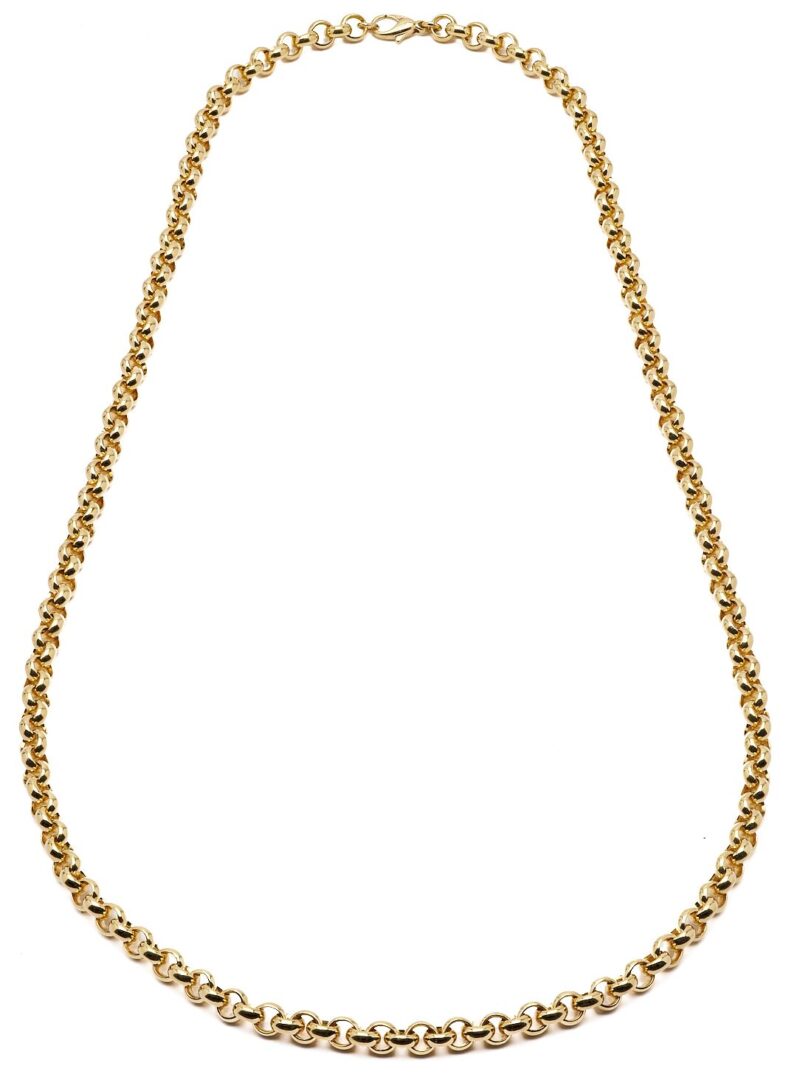 Lot 26: Louis Tamis & Sons 18K Yellow Gold Cable Chain Necklace