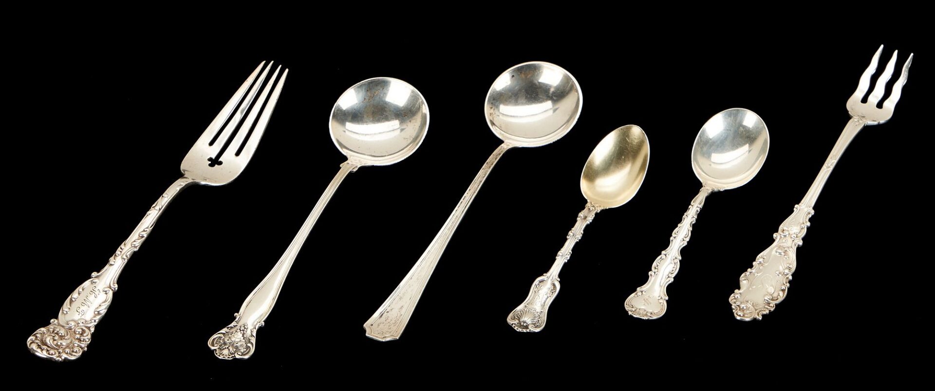 Lot 274: 86 Pcs. Assorted Silver Flatware, Mostly Sterling