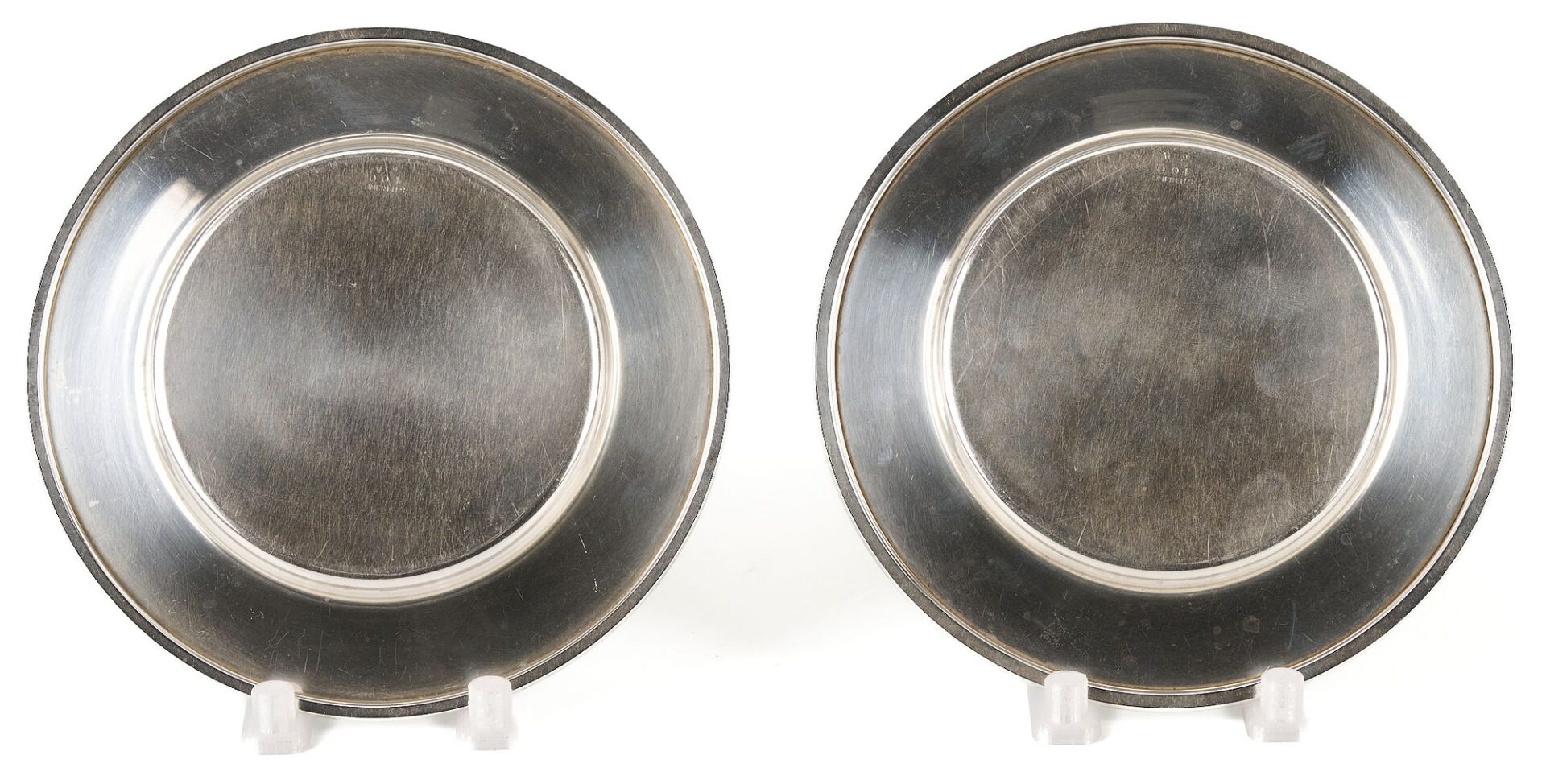 Lot 276: 8 Sterling Silver Bread Plates