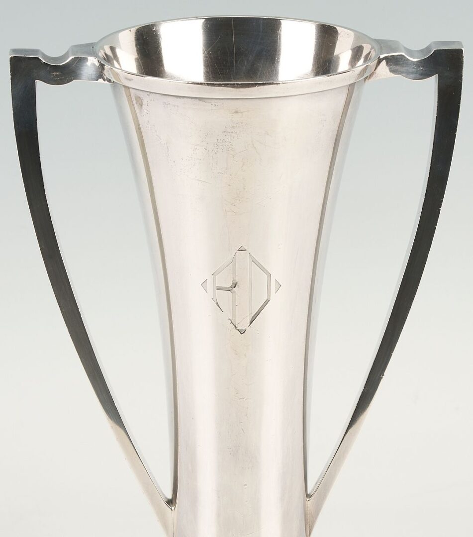 Lot 281: Large Gorham Sterling Silver Vase