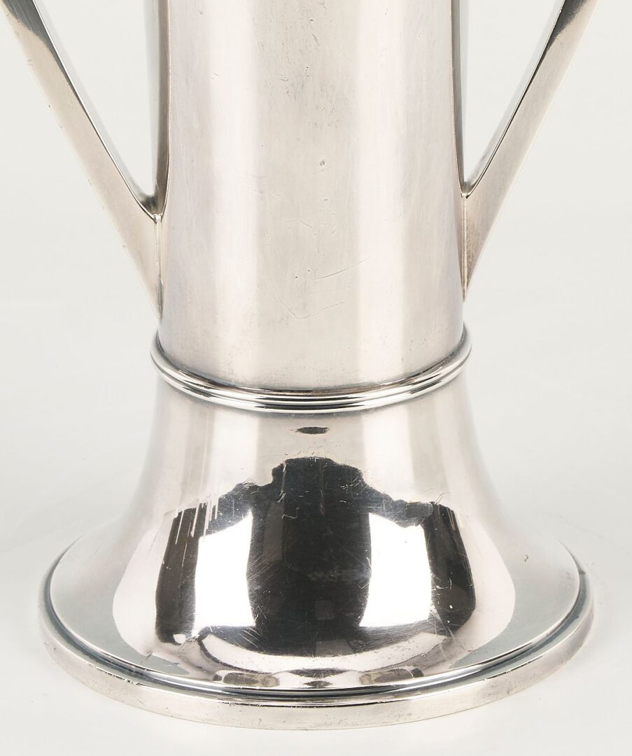 Lot 281: Large Gorham Sterling Silver Vase