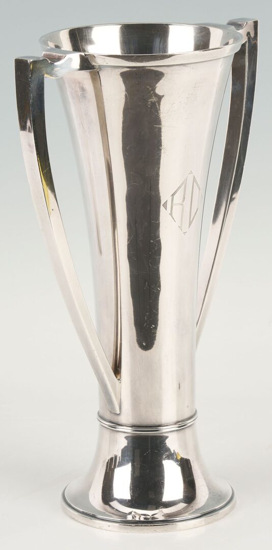 Lot 281: Large Gorham Sterling Silver Vase