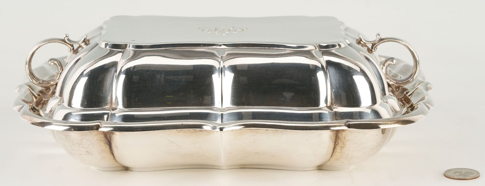 Lot 286: Reed & Barton Sterling Vegetable Dish & Cover