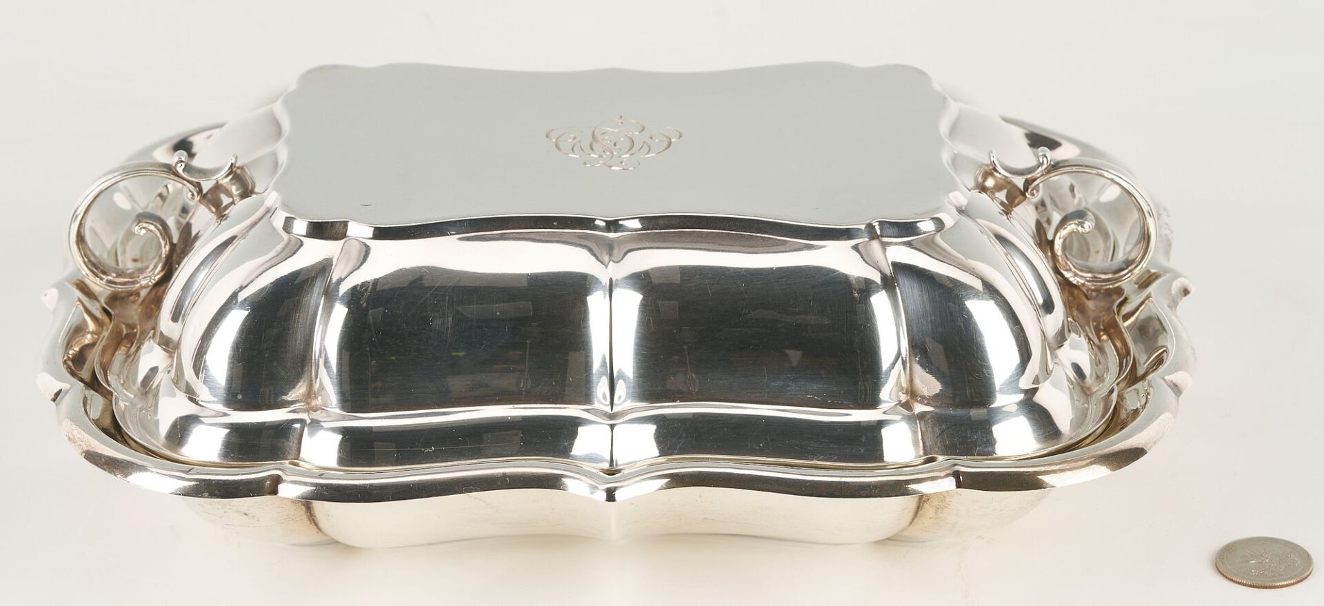 Lot 286: Reed & Barton Sterling Vegetable Dish & Cover