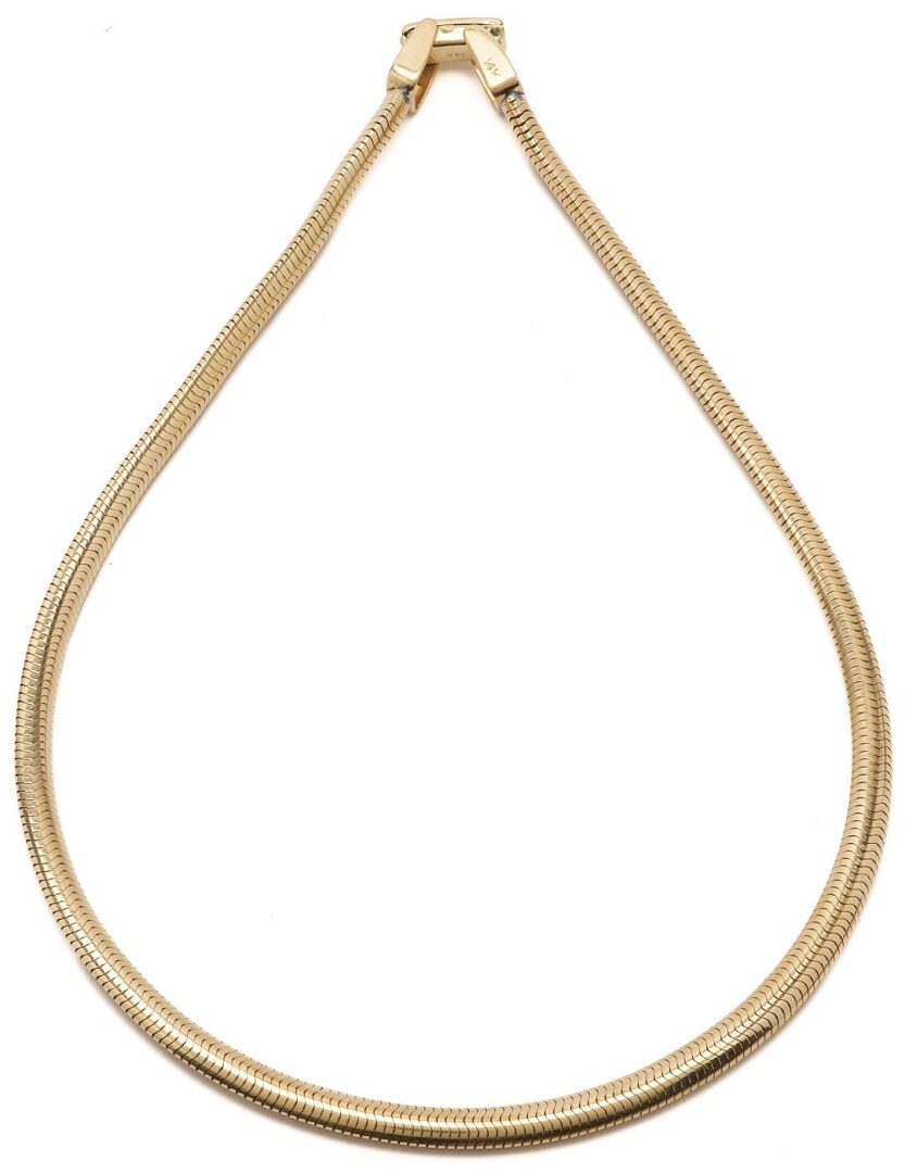 Lot 292: 14K Tiffany Gold Necklace