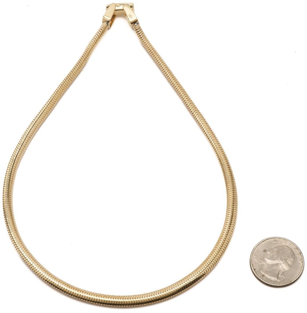Lot 292: 14K Tiffany Gold Necklace