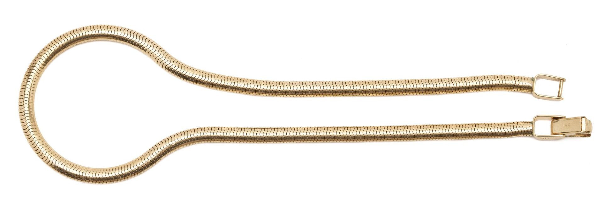 Lot 292: 14K Tiffany Gold Necklace