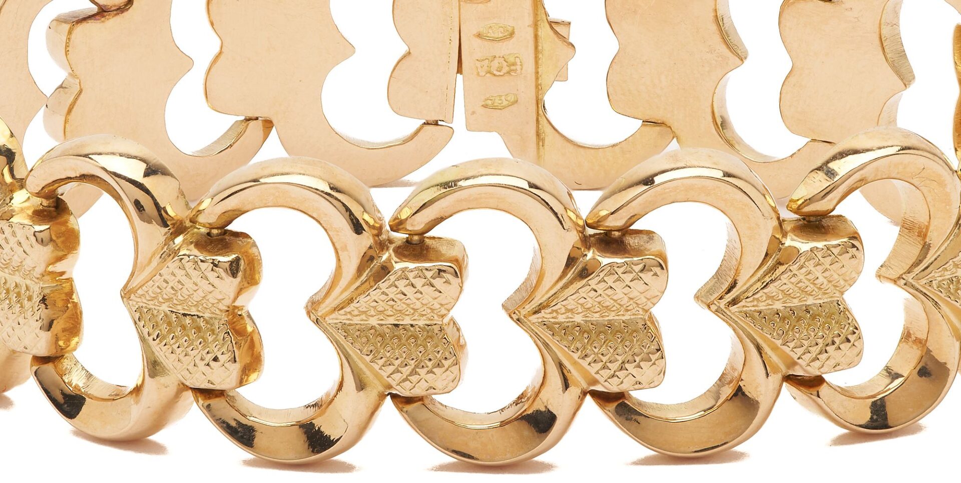 Lot 307: 18K Gold Bracelet