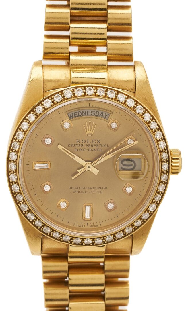 Lot 30: Men’s 18K Rolex Day-Date President Wrist Watch