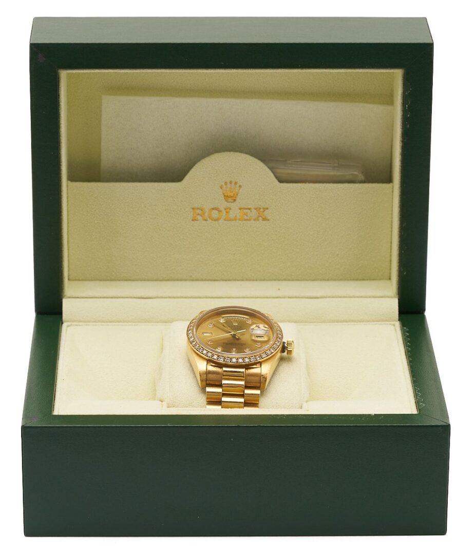 Lot 30: Men’s 18K Rolex Day-Date President Wrist Watch